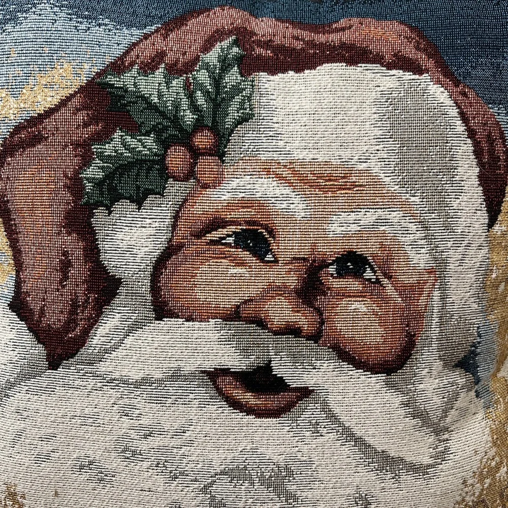 Christmas Santa Tapestry Pillow‎